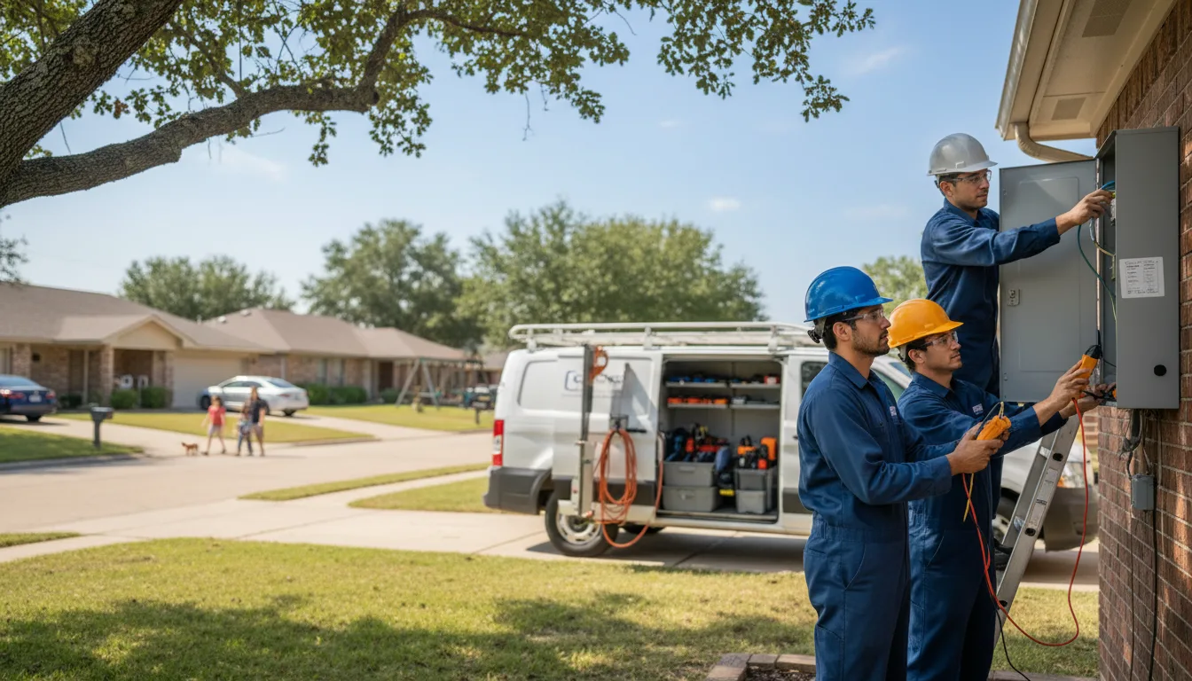 Certified electrician providing emergency electrical services in Belleville, WI